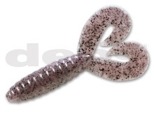 Deathadder Grub Twin Tail - 58 Clear Rose Pepper